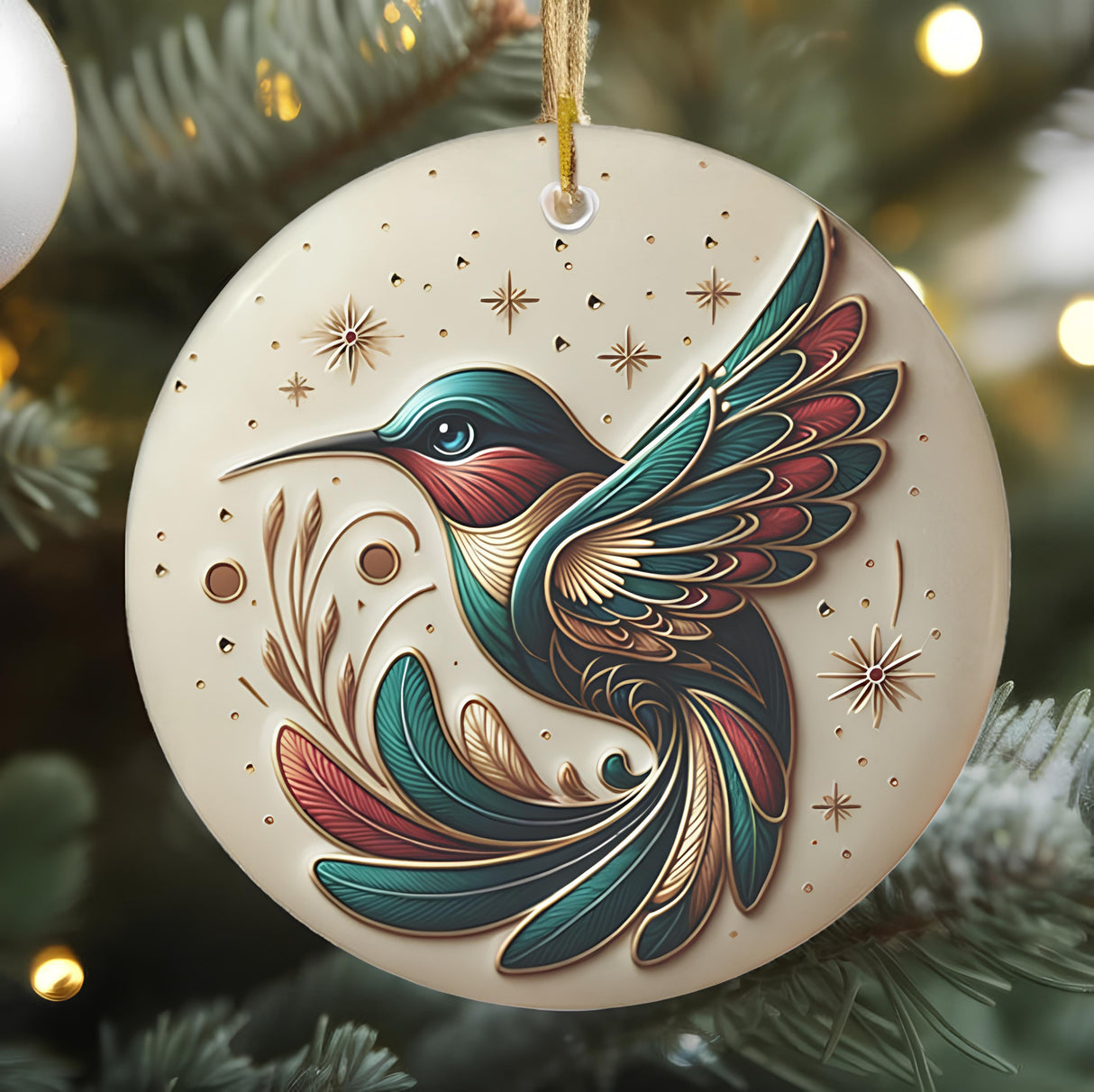 🎅CHRISTMAS SALE 49% OFF🎄Bird Of Many Colors Ceramic Christmas Ornament🐦