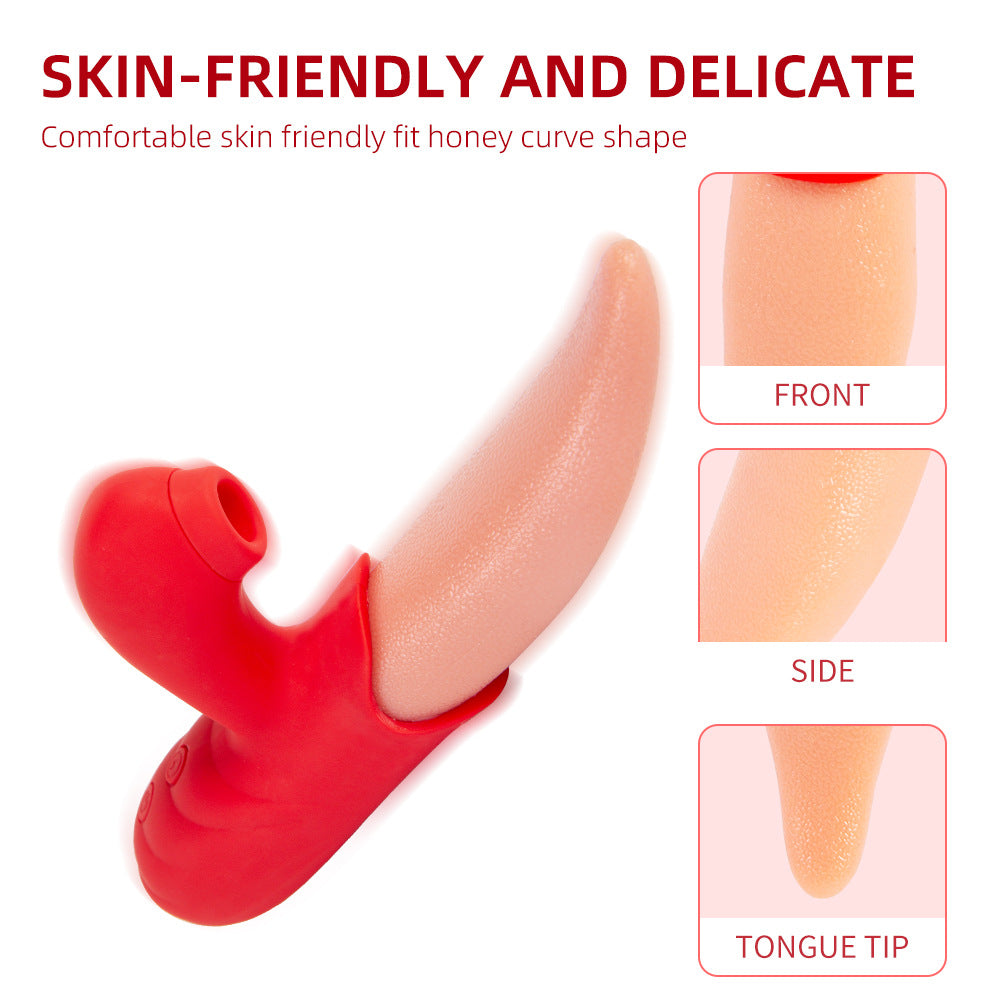 2 IN 1 Upgraded Flapping Tongue G Spot Vibrator