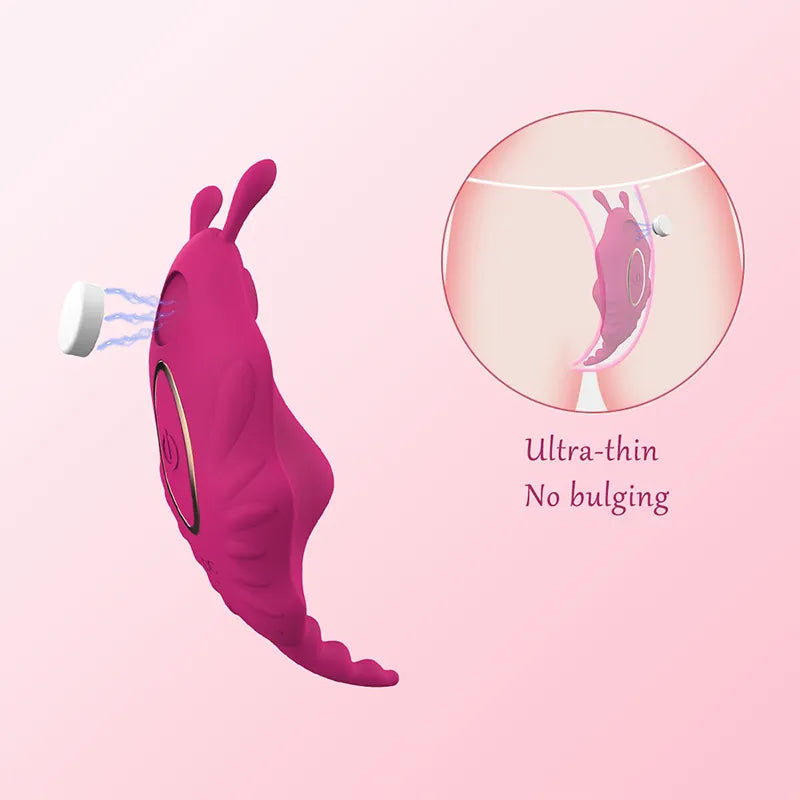 APP Underwear Wearable Magnetic 9 Vibrating Eggs Masturbator