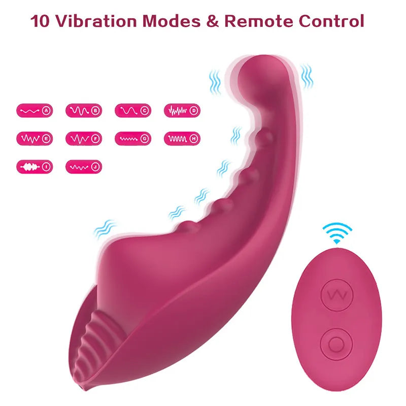 Wireless Remote Control Vibration G-Spot Wearable Underwear Vibrator Female Vibration Masturbator