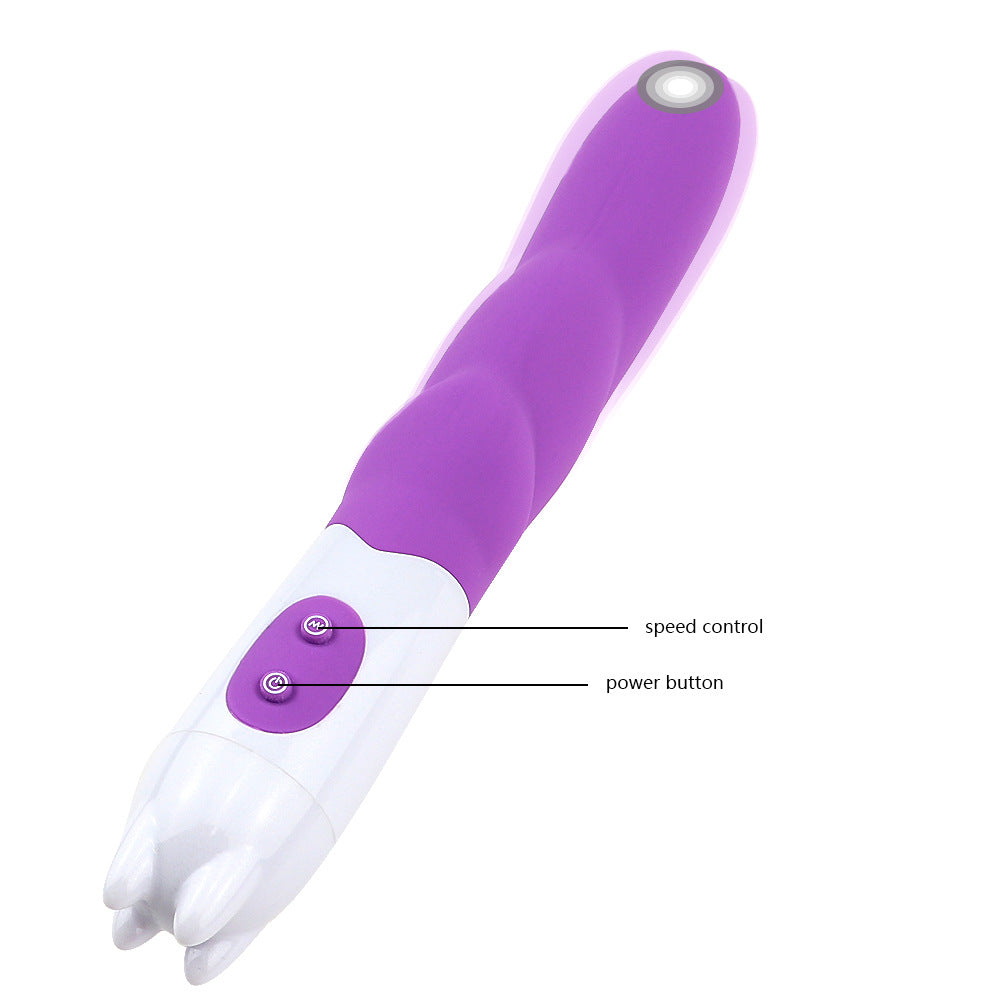 Threaded Silicone AV Vibrator