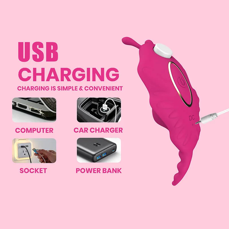 APP Underwear Wearable Magnetic 9 Vibrating Eggs Masturbator