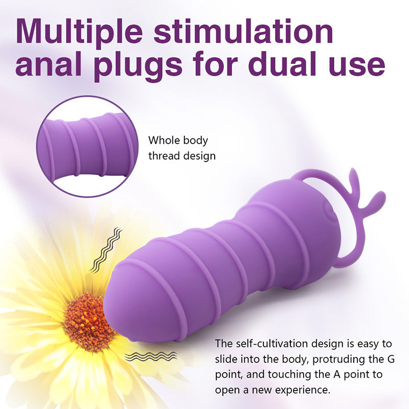 USB Rechargeable Silicone 10-Frequency Vibration Wireless Fun Vibrator