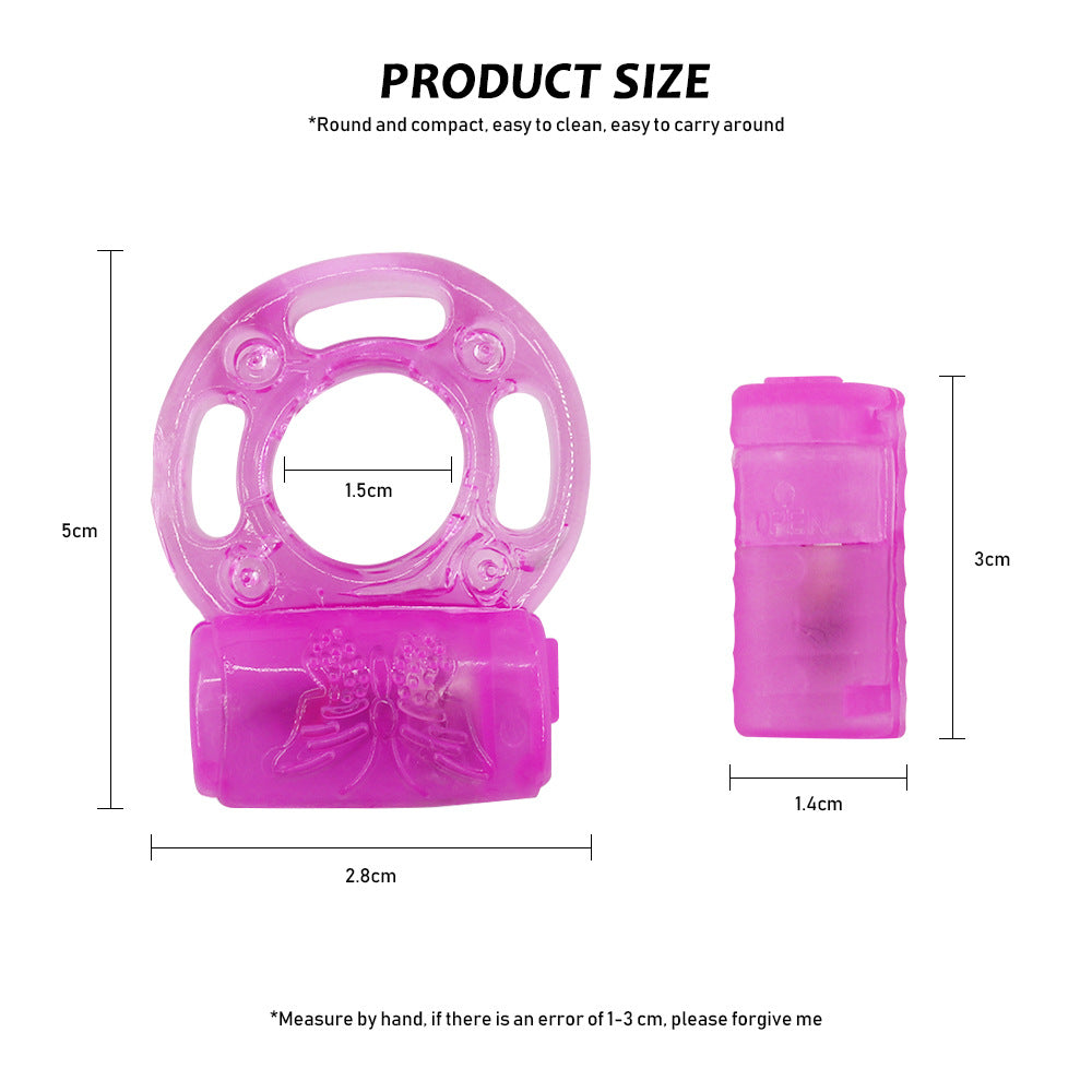 Penis Ring Vibrator Delayed Premature Ejaculation Sex Toys
