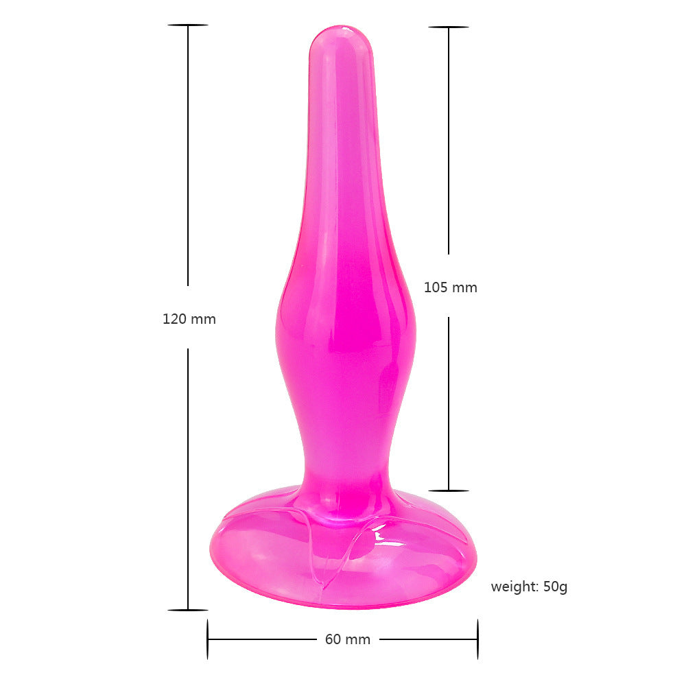Crystal Silicone Anal Plug