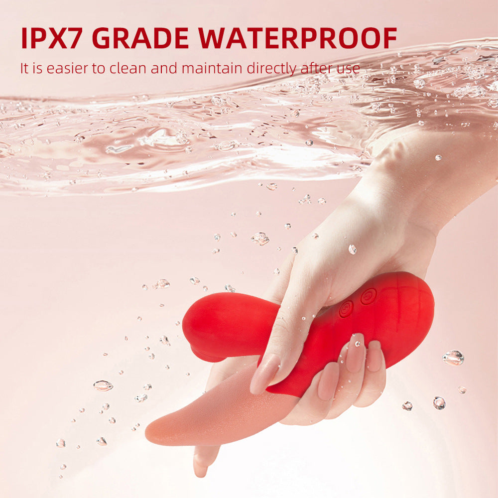 2 IN 1 Upgraded Flapping Tongue G Spot Vibrator