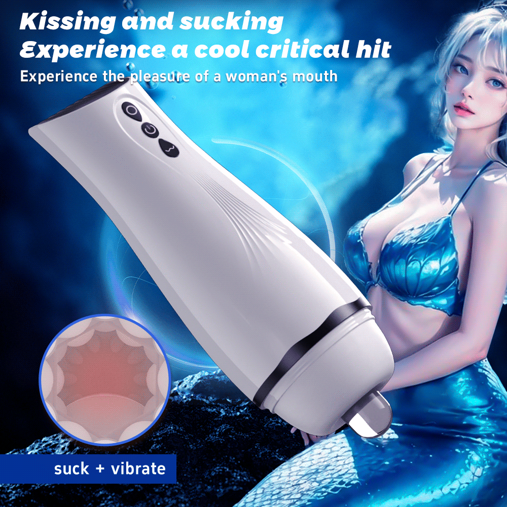 10-Frequency Vibration For Sucking Men’s Electric Airplane Male Masturbator