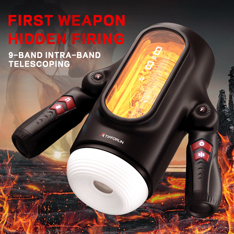 9 Telescopic Vibration LED Display Intelligent Heating Voice Male Handheld Aircraft Cup