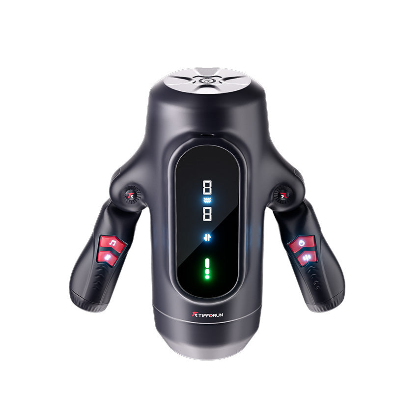 9 Telescopic Vibration LED Display Intelligent Heating Voice Male Handheld Aircraft Cup
