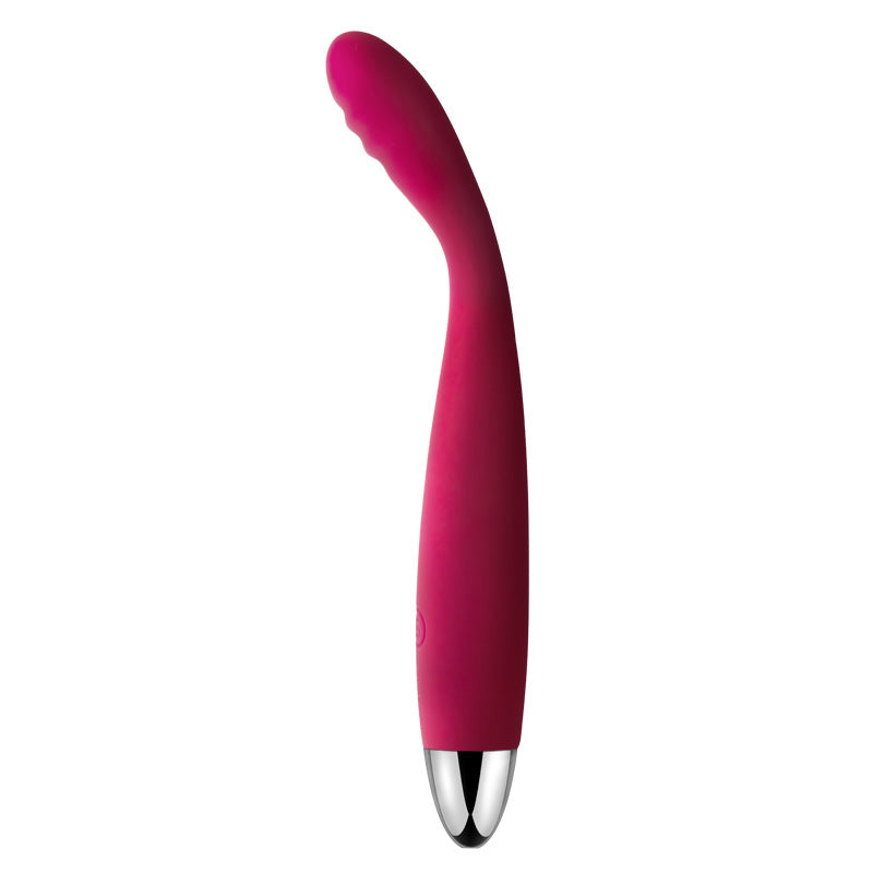 4-in-1 Purple Vibrator Waterproof Rechargeable Curved Dildo