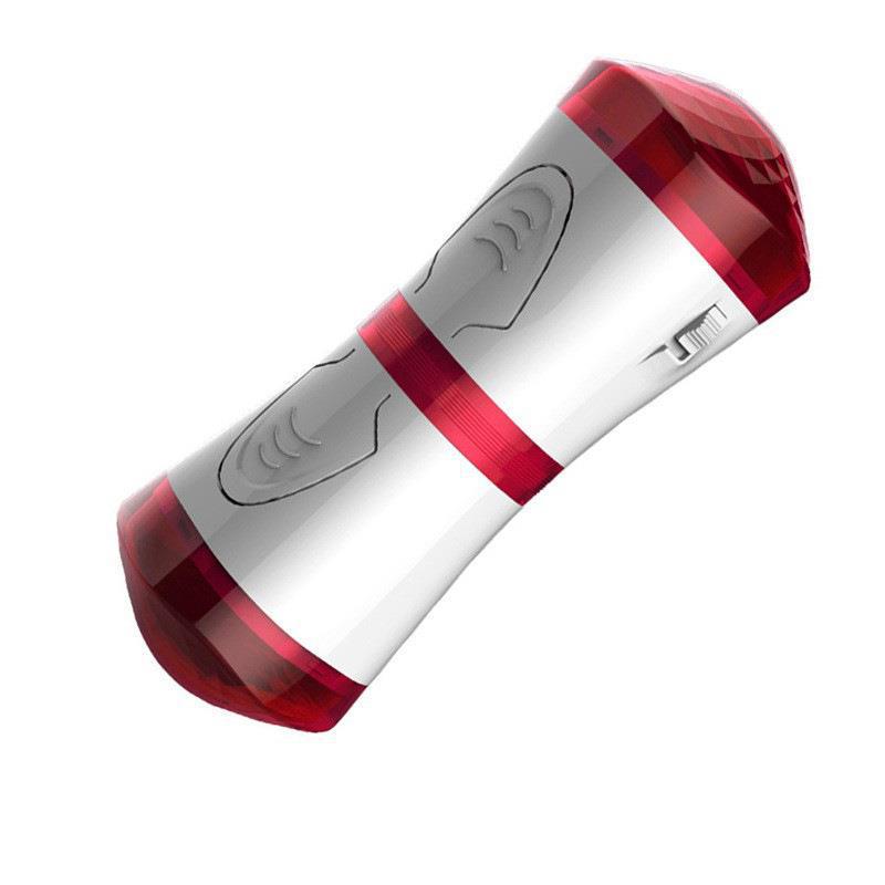 Double Head Vibrating Clip Suction Massage Masturbation Cup