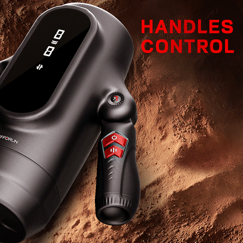 9 Telescopic Vibration LED Display Intelligent Heating Voice Male Handheld Aircraft Cup