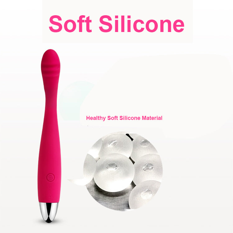 4-in-1 Purple Vibrator Waterproof Rechargeable Curved Dildo