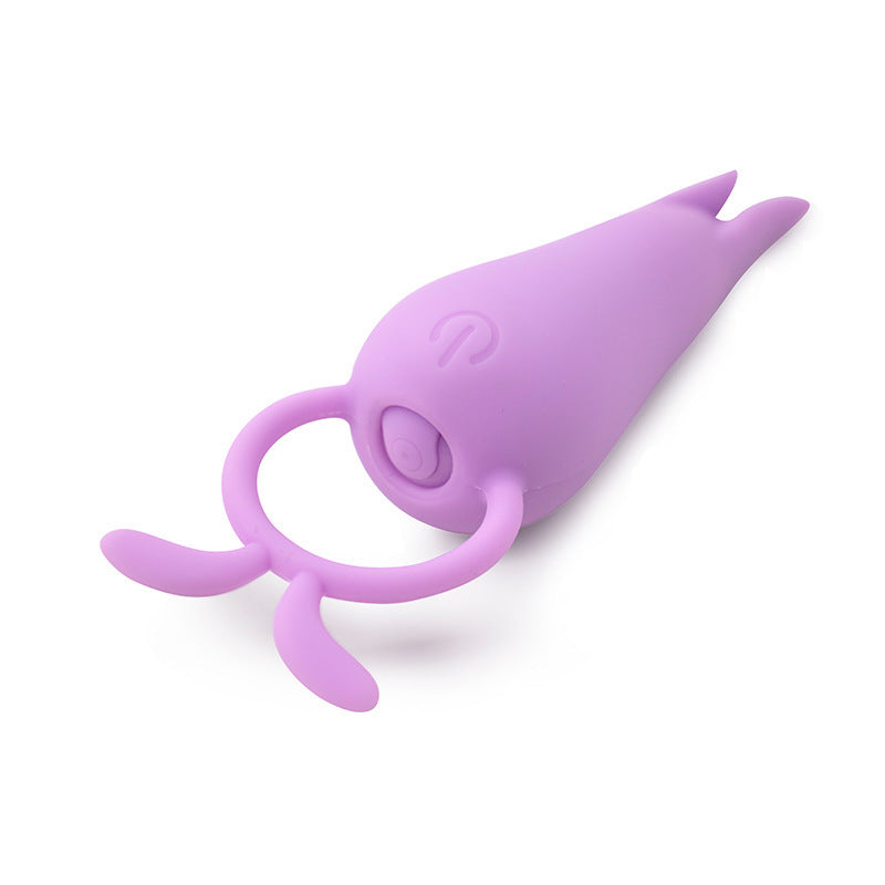 USB Rechargeable Silicone 10-Frequency Vibration Wireless Fun Vibrator