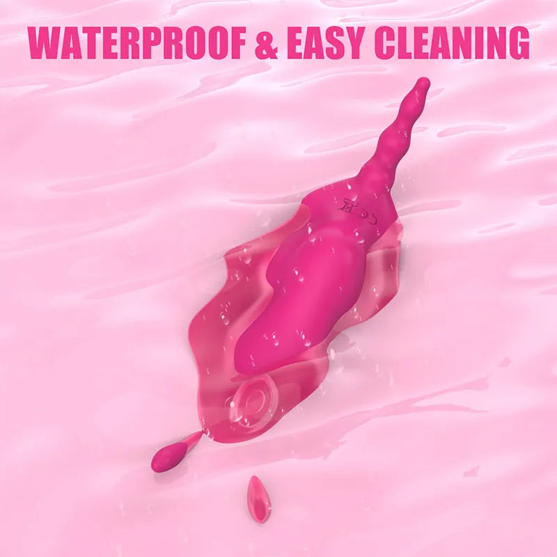 APP Underwear Wearable Magnetic 9 Vibrating Eggs Masturbator