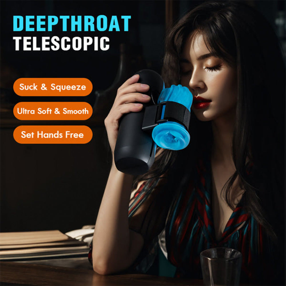 Electric Telescopic Vibrating Silent Fully Automatic Aircraft Cup For Men