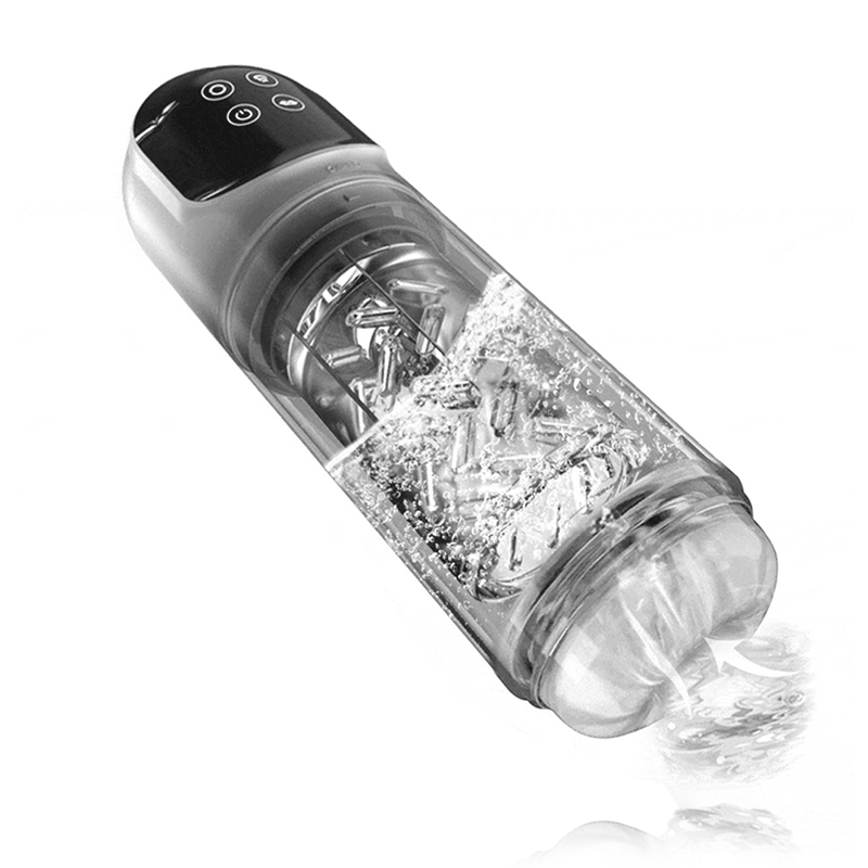 XR3 Wearable 7 Vibrating Sucking Rotation Tongue Licking Automatic Male Sex Toys