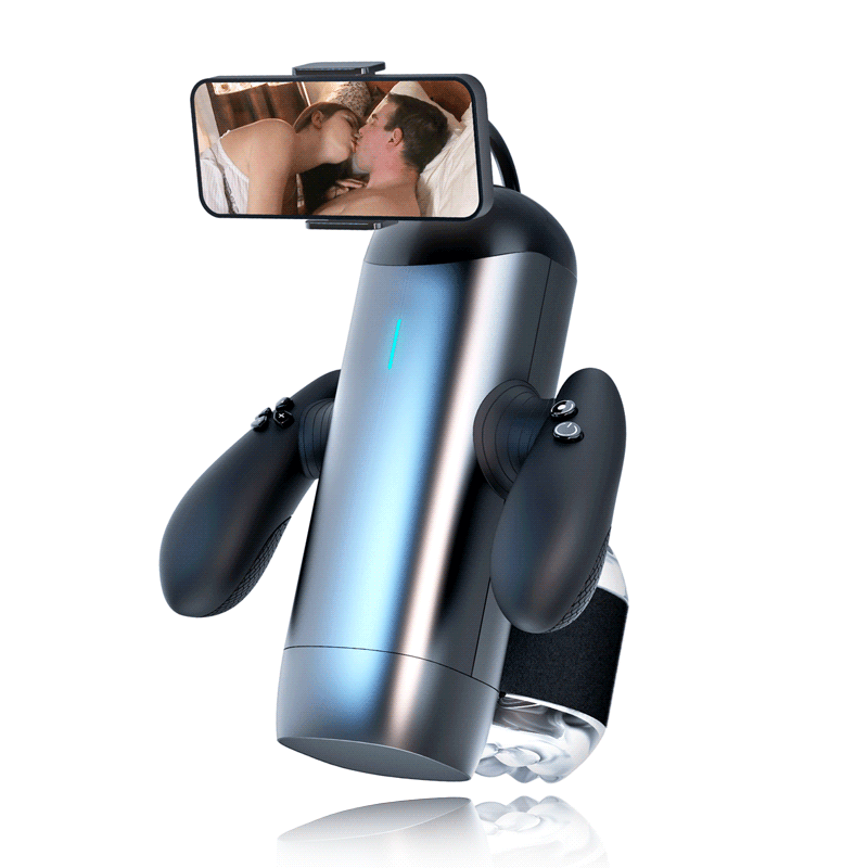 10 Telescopic Vibrating Handheld Male Airplane Cup