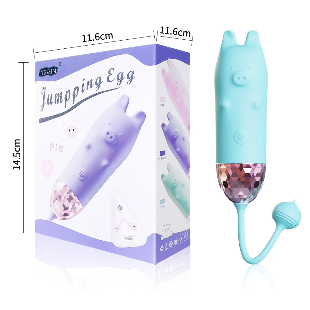 Piggy G-spot Vibrator -10 Frequency Wireless Control Piglet Vibrator