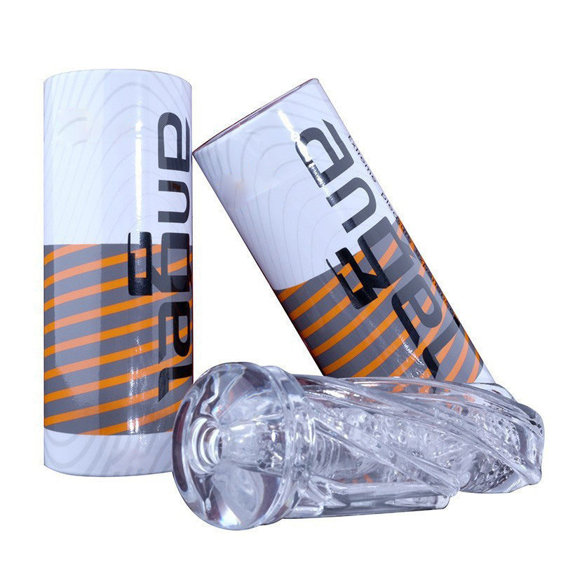 Transparent Crystal Retractable Sucking Male Masturbation Cup