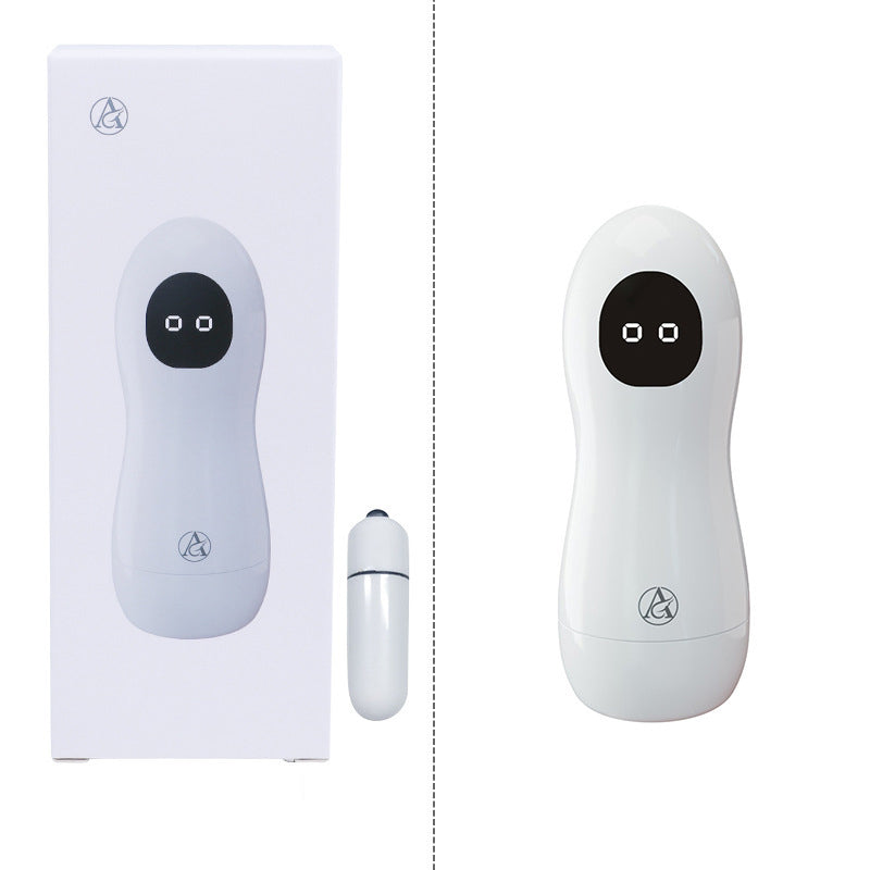 Vibrating Clip Suction Masturbator Simulation Masturbation Cup