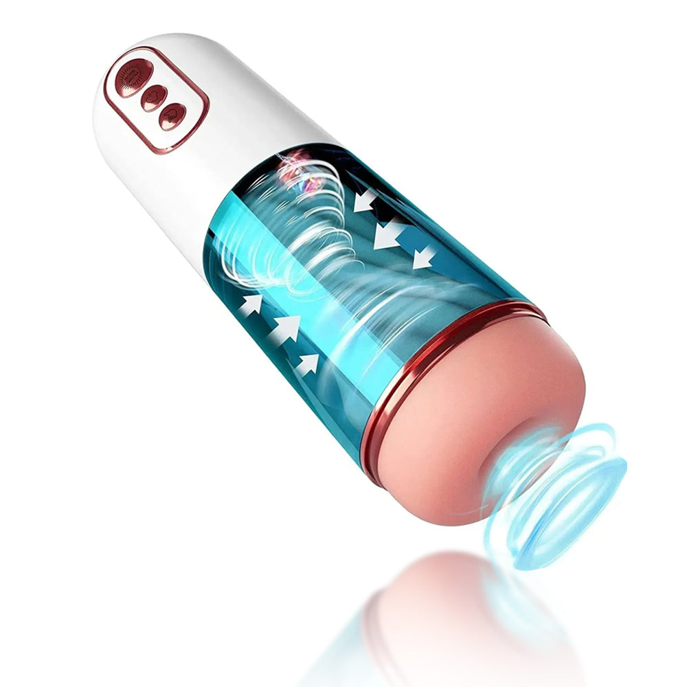 Electric Masturbator Sucking Vibrating Voice Masturbator