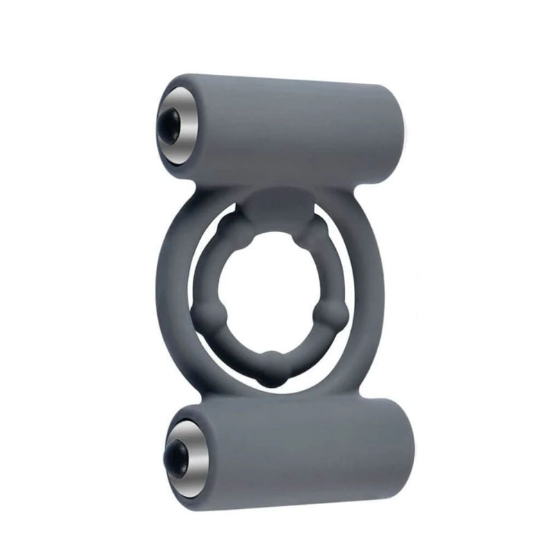 Silicone Time-Delay Vibration Double Bullet Lock Ring