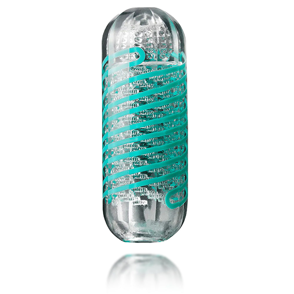 Showeggs Lifelike Silicone Manual Male Masturbator with Automatic Cleaning Mode for Penis Trainer