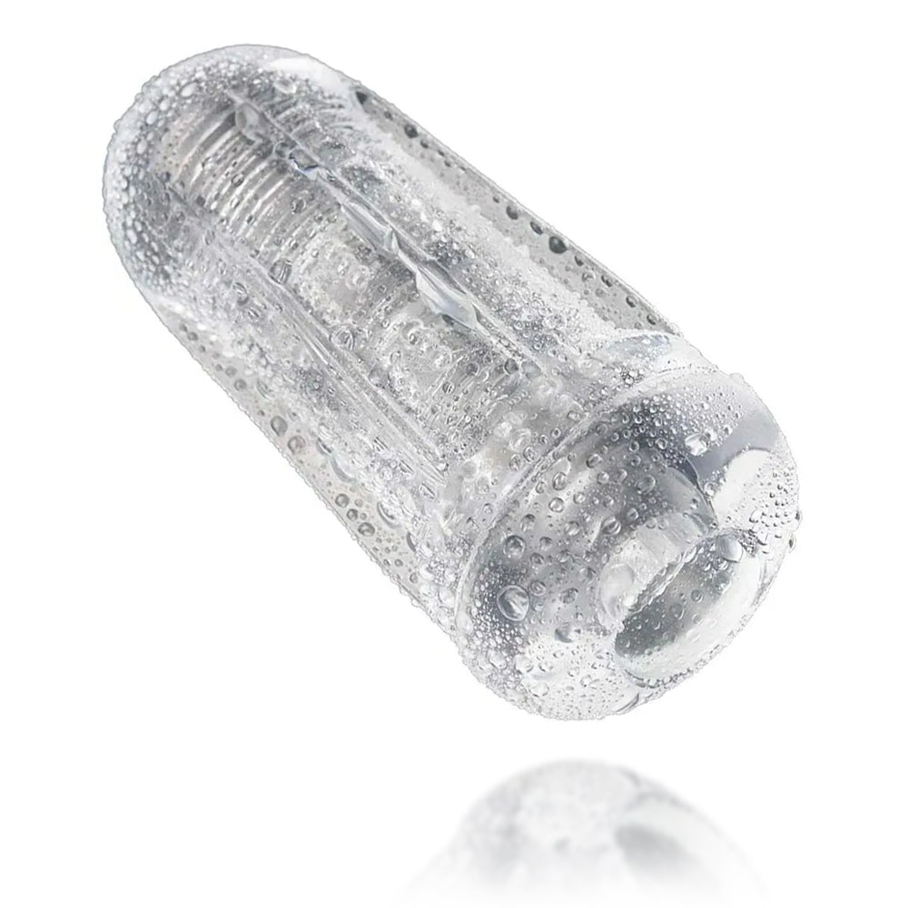 Zengrip Transparent Penis Sleeves Manual Silicone Male Masturbator for Penis Stimulation Training