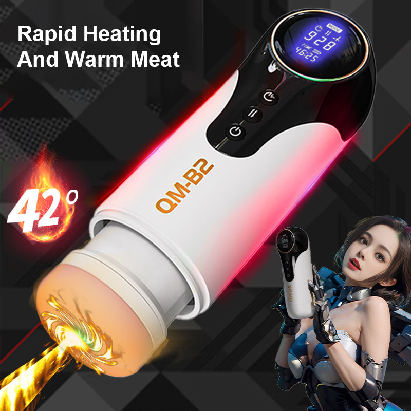 Telescopic Cool Shock Heating Pronunciation Smart Masturbation Cup