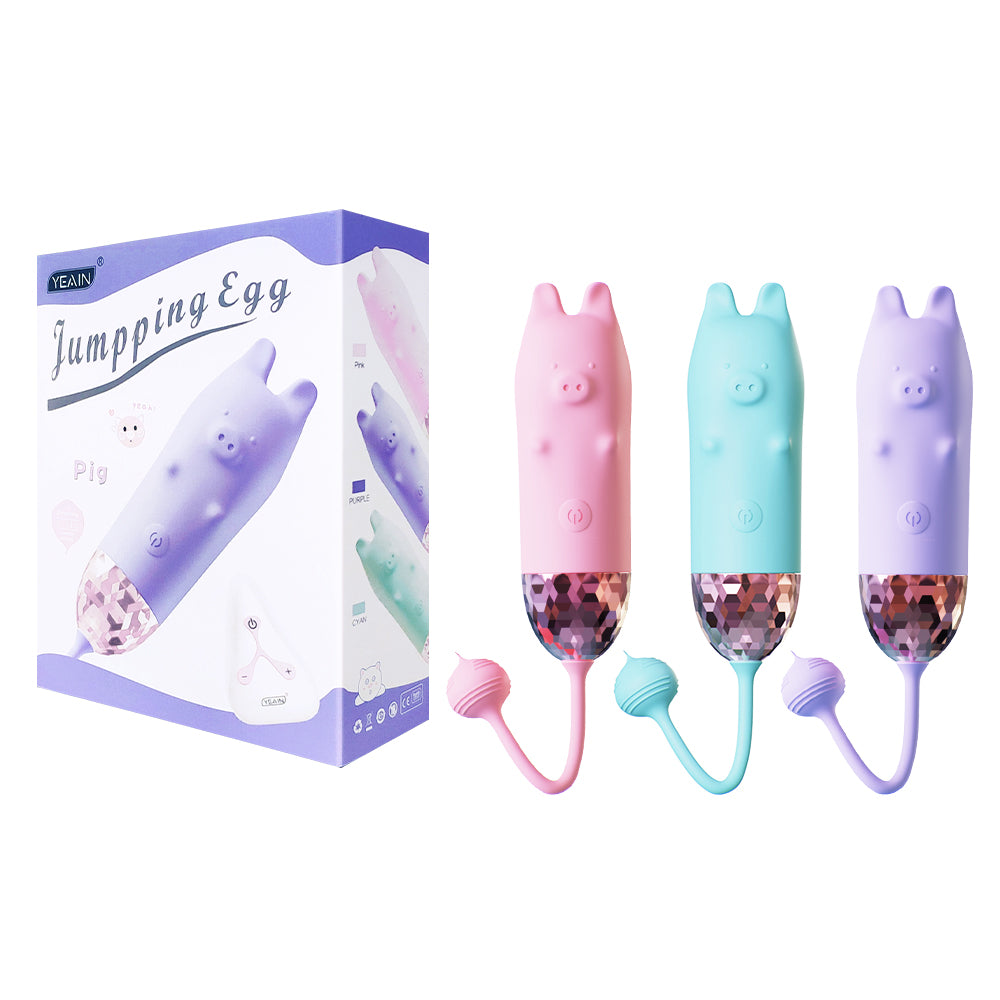 Piggy G-spot Vibrator -10 Frequency Wireless Control Piglet Vibrator