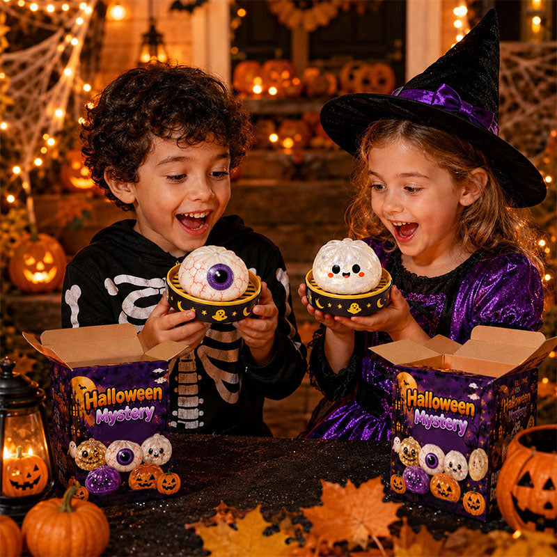🎃 Halloween Dumpling Squeeze Squishy Toy Blind Boxes