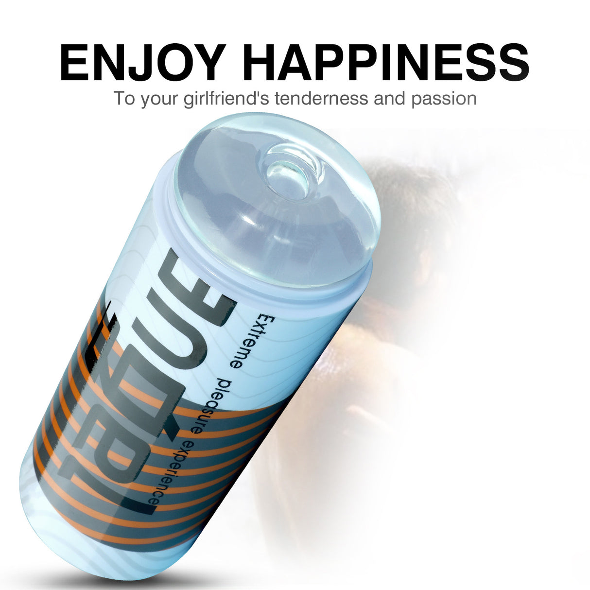 Transparent Crystal Retractable Sucking Male Masturbation Cup