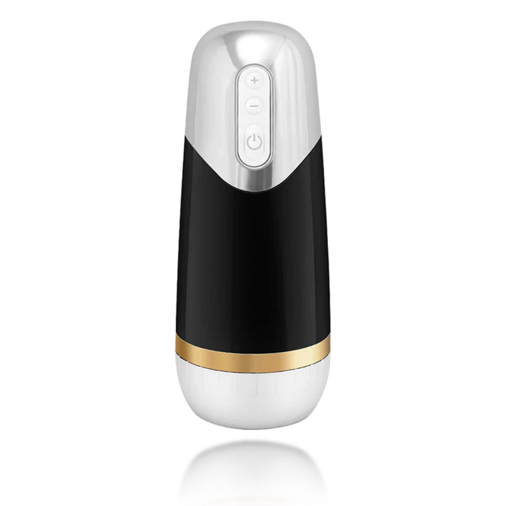 Electric Masturbator Cup Metal Texture Automatic Blowjob Toy