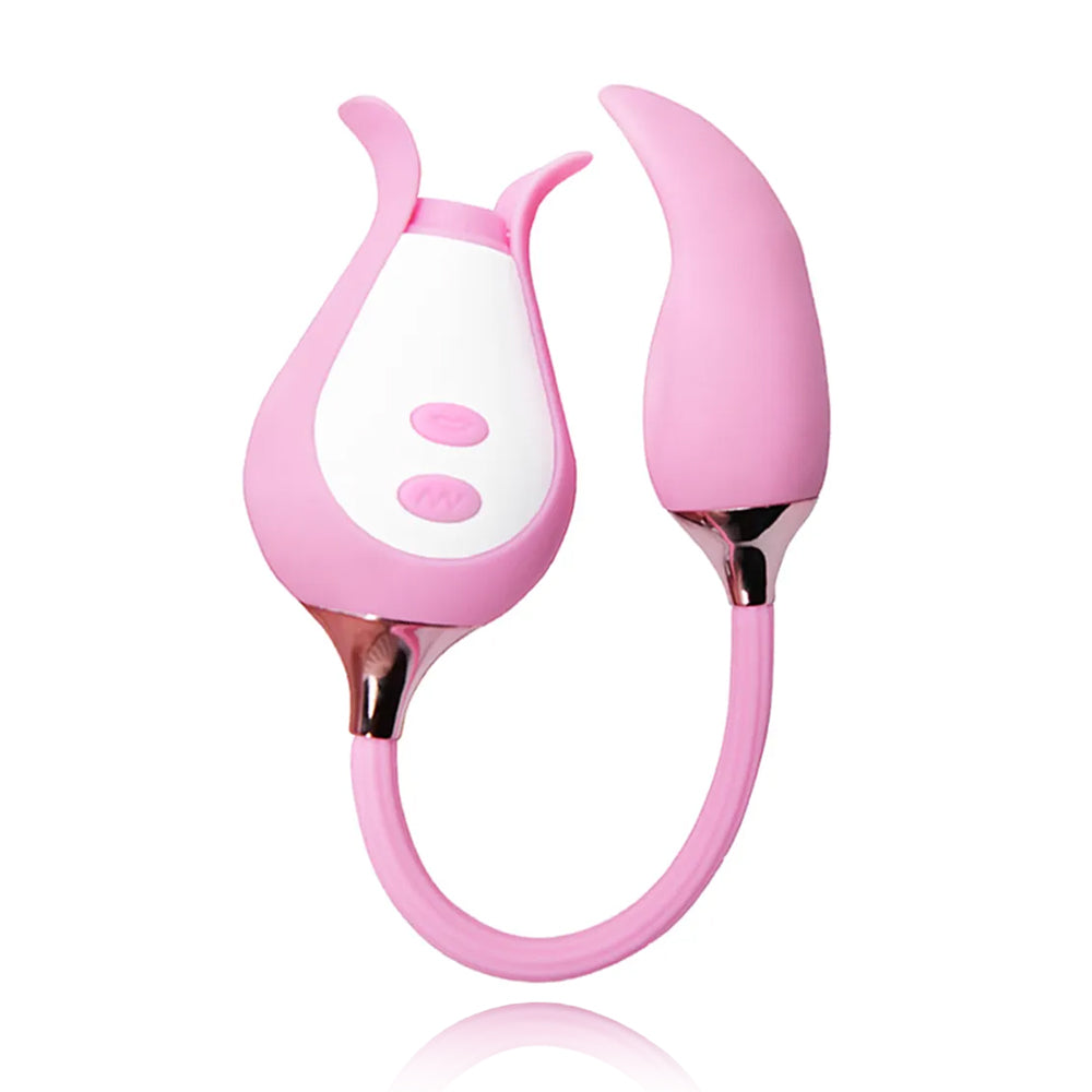 8 Vibrating & Sucking Rose Suction Vibrator with Vibrating Egg