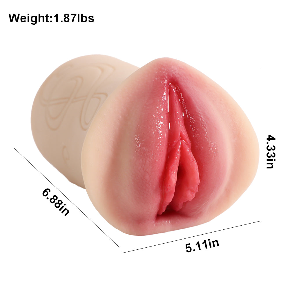 Portable Pocket Pussy Realistic Texture Soft Dildo