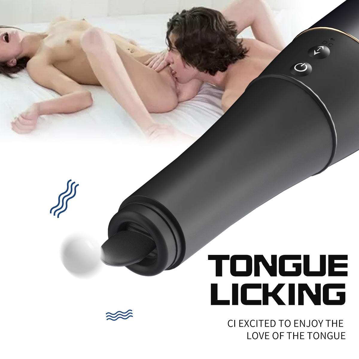 Showeggs 10 Vibration Thrusting Mode Lifelike Electric Dildo with Heating Function