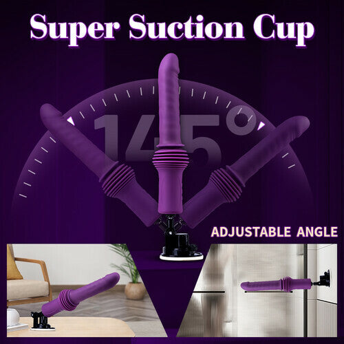 Adjustable Heating Thrusting Vibrating Dildo