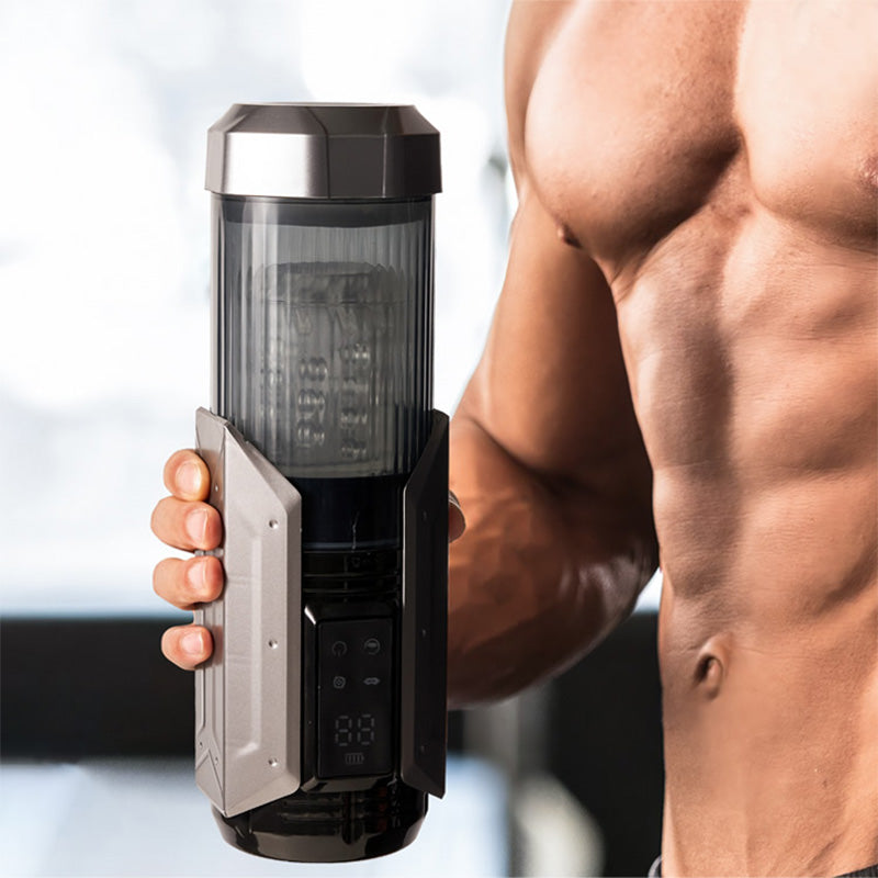 2024 Top Male Sex Toys - 7 Vacuum Sucking Sex LCD Male Airplane Cup