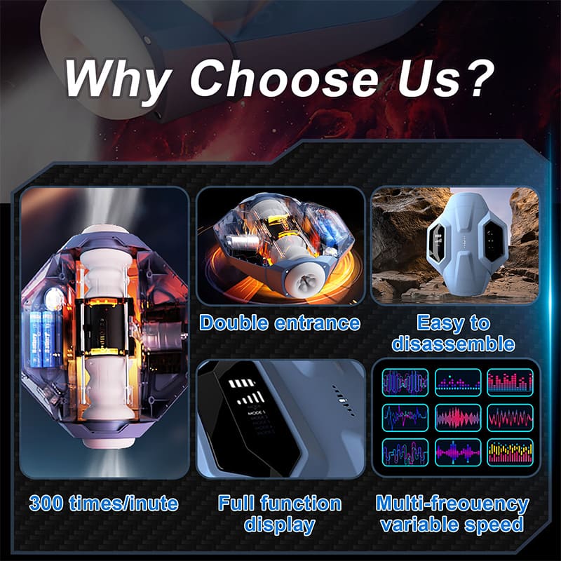 2024 New Galaxy Battleship Telescopic Clip Men's Smart Dual Channel Male Airplane Cup