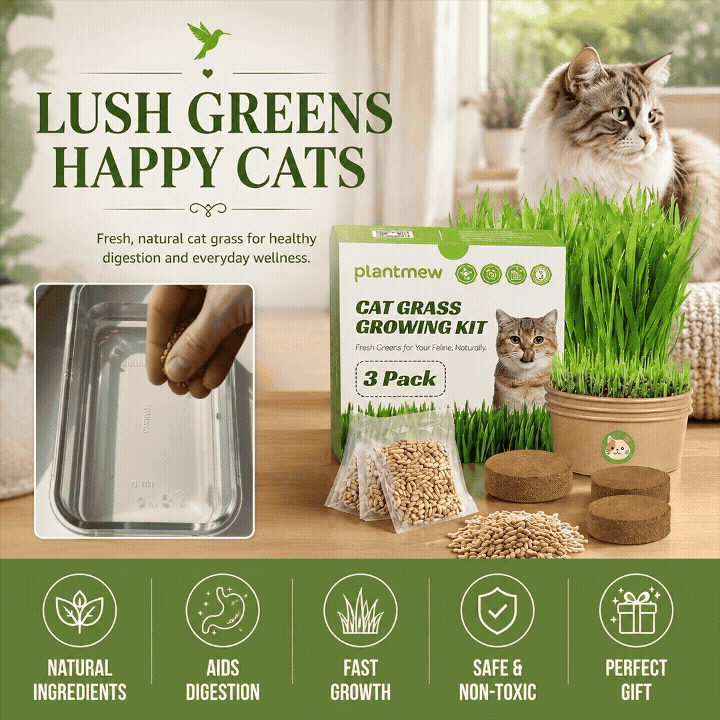 Organic Cat Grass Seeds