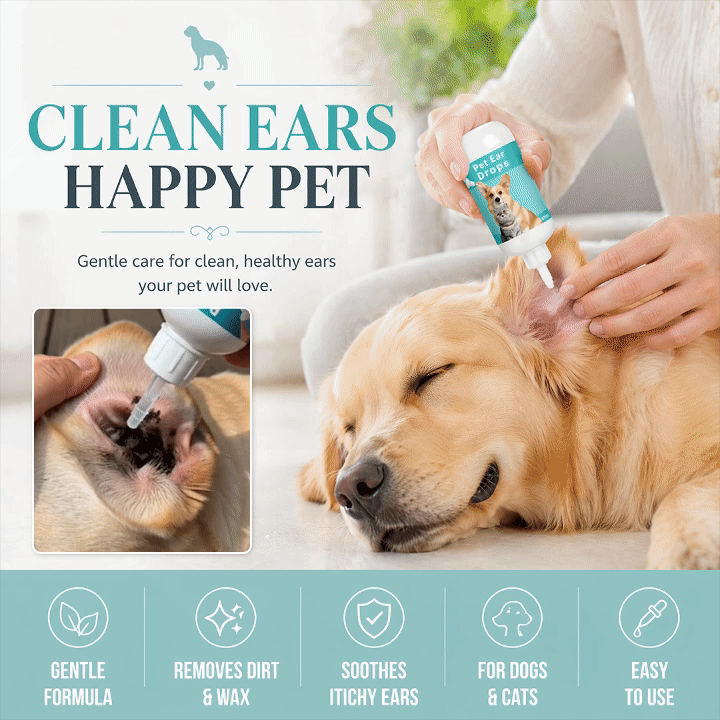 Gentle Pet Ear Cleaner Drops 2 Pack