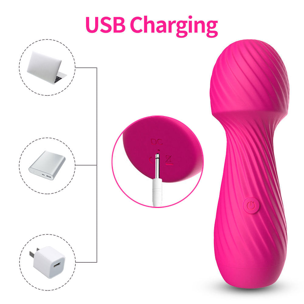Mushroom Mini Rechargeable Full Waterproof Vibrator