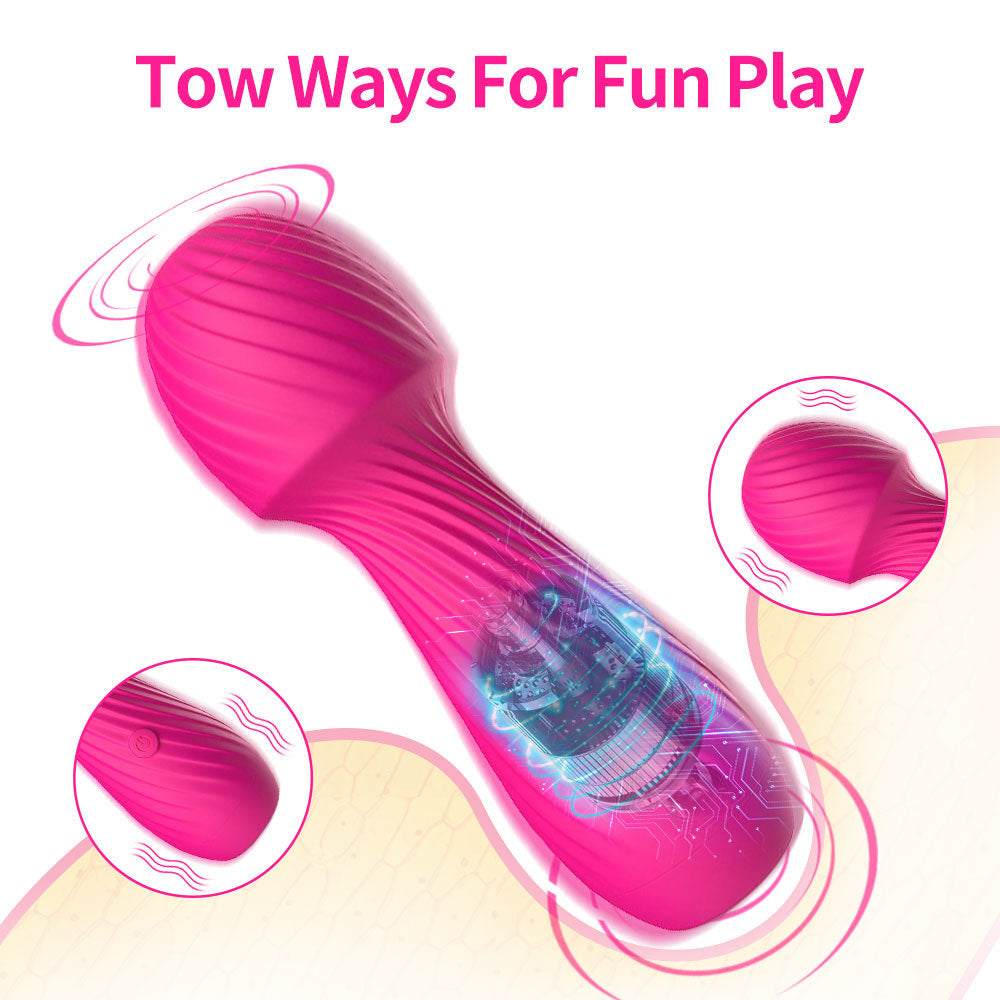 Mushroom Mini Rechargeable Full Waterproof Vibrator