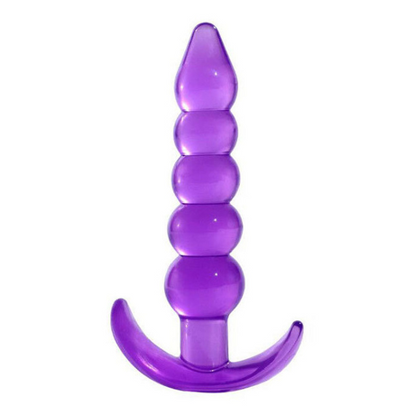 Crystal Transparent Five-Bead Anal Plug G-Spot Orgasm