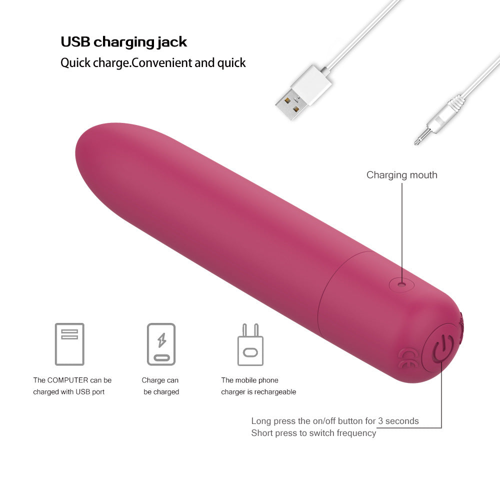 Rechargeable Bullet Mini Vibrator Female Sex Toys