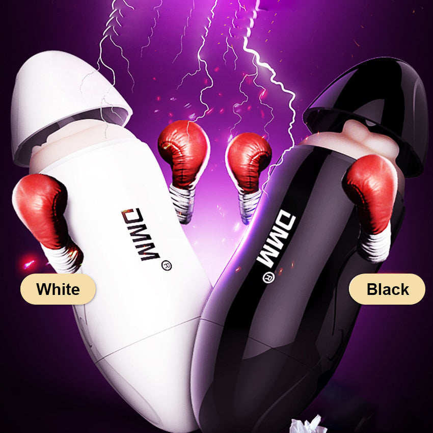 Double Hole Vibrating Male Masturbation Cup