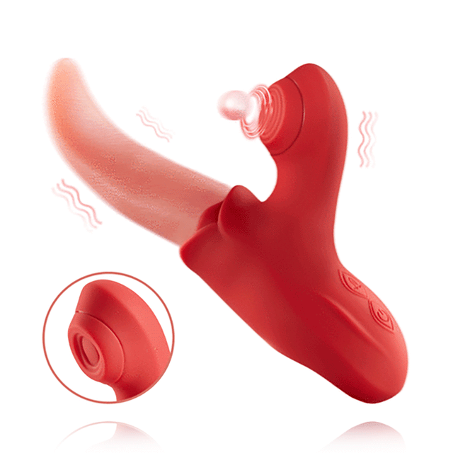 2 IN 1 Upgraded Flapping Tongue G Spot Vibrator