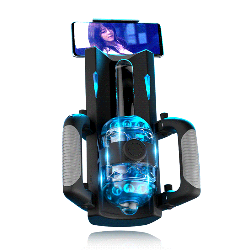 2024 New Thrusting Cannon King 10 Vibration 6-Segment Fixed-Point Male Sex Toys With Handle