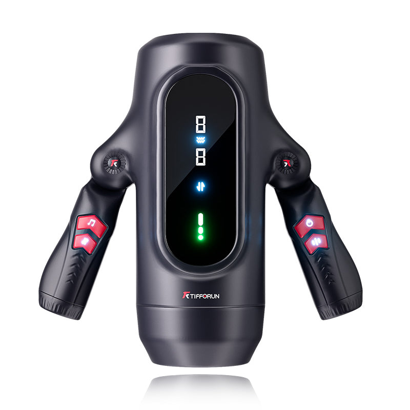 9 Telescopic Vibration LED Display Intelligent Heating Voice Male Handheld Aircraft Cup